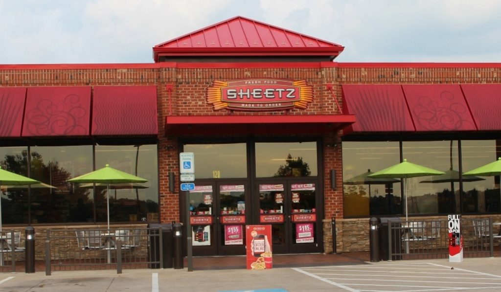 front side of sheetz restaurant
