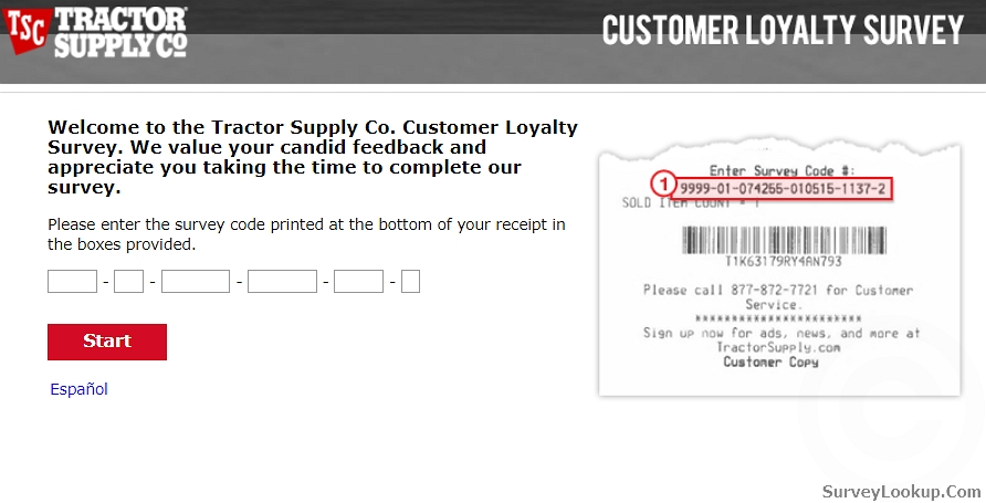 homepage of www.telltractorsupply.com