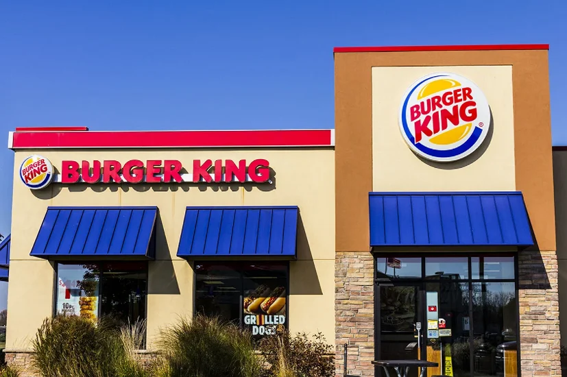 Burger King restaurant outside view